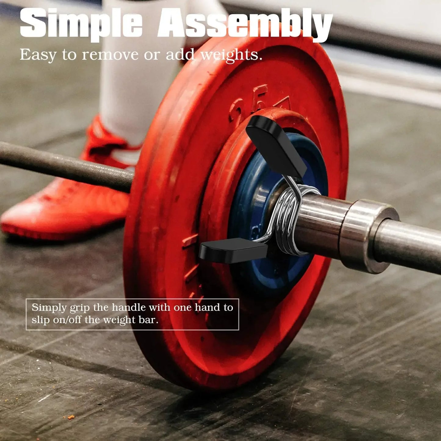 2 Piece Barbell Weight Clamps