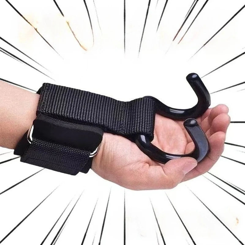 Weight Training Wrist Straps w/ Hooks