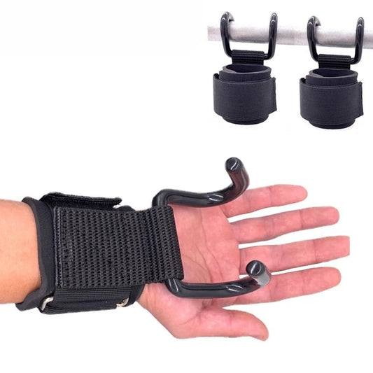 Weight Training Wrist Straps w/ Hooks