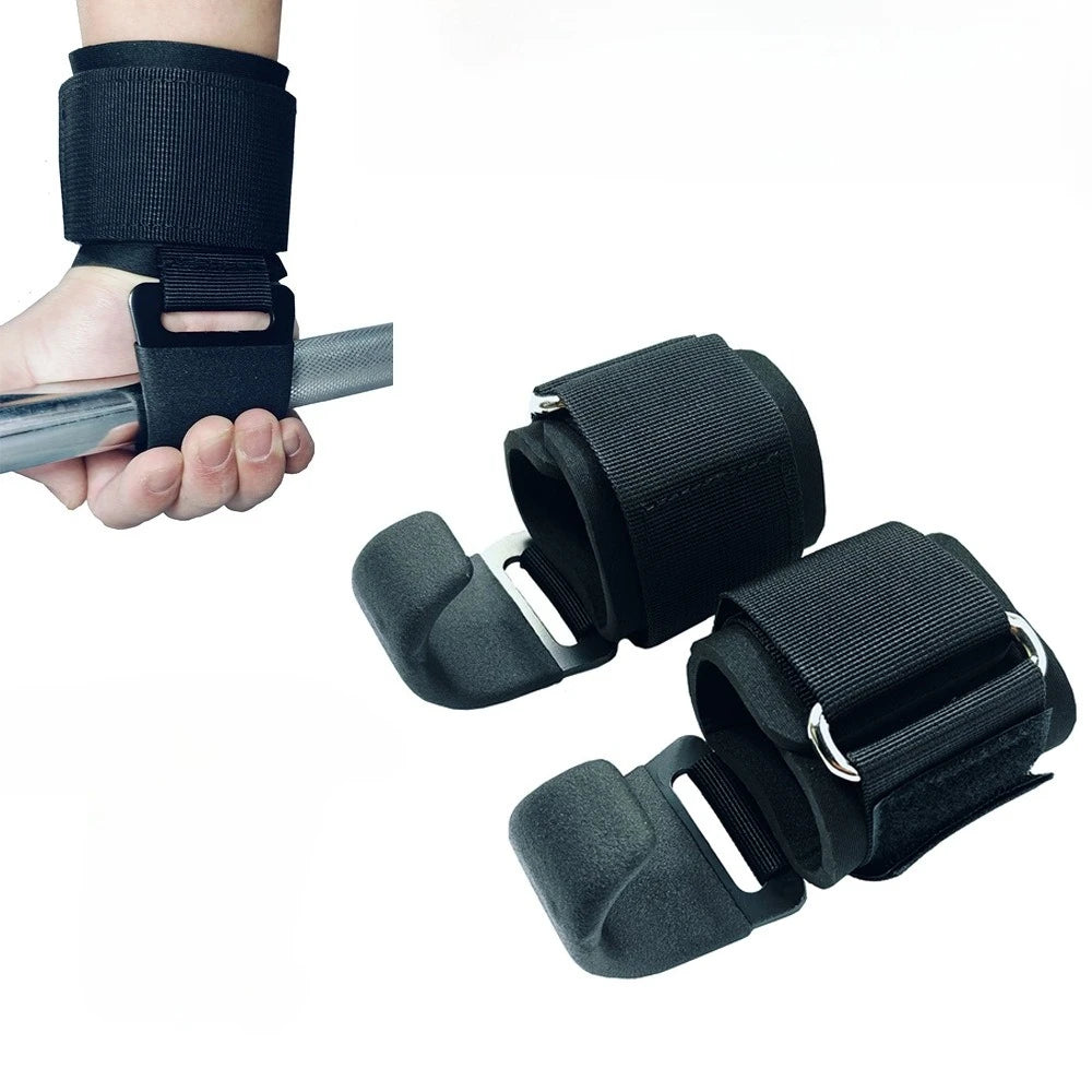 Weight Training Wrist Straps w/ Hooks